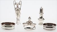 5081608: Group of 6 Sterling and Silverplate Table Articles EL1QQ