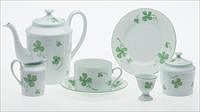 5081677: Porthault Limoges Clover Porcelain Breakfast Set EL1QF