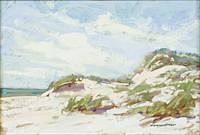 5081670: Mary Talmadge Hardman( GA, 20th/21st Century),
 Sand Dunes, Acrylic on Paper EL1QL