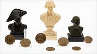 5409132: Three Reproduction Busts of George Washington &
 Group of Seven Commemorative American Medals EE7RDR