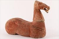 5409131: Large Painted Pottery Model of a Horse, Han Dynasty EE7RDC