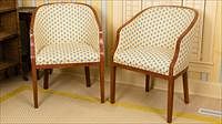 5157946: Pair of Upholstered Tub Chairs, 20th Century EL3QJ