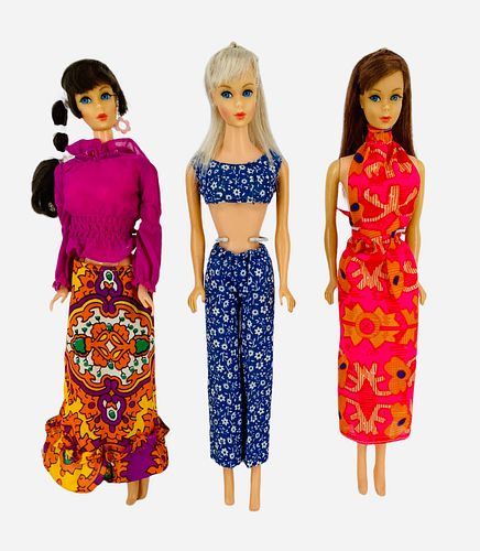 (3) Mod Barbies - Barbies may /may not have had haircuts & touch-ups too.
