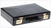 5226756: Black Alligator Briefcase EL4QH