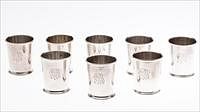 5226820: Set of Eight International Sterling Silver Mint Julep Cups EL4QQ