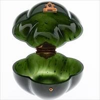 5226805: Russian Faberge Style Nephrite Box with Jeweled Gold Mounts, 19th C EL4QQ