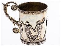 5226835: Russian Sterling Silver Mug, Moscow, 19th Century EL4QQ