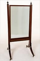 5226849: Regency Mahogany Dressing Mirror, 19th Century EL4QJ