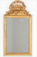 5226862: Italian Neoclassical Painted and Giltwood Mirror, 19th Century EL4QJ