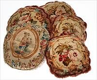 5226949: Five Aubusson Pillows, 18th/19th Century EL4QJ