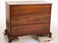 5241320: Stickley Chippendale Style Cherrywood Chest of Drawers, 20th Century EL4QJ