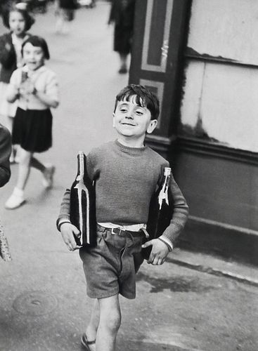 HENRI CARTIER-BRESSON, Rue Mouffetard, 1954