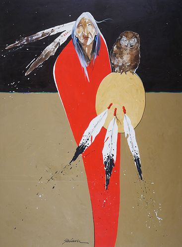 BERT SEABOURN, Medicine Spirit, Painting