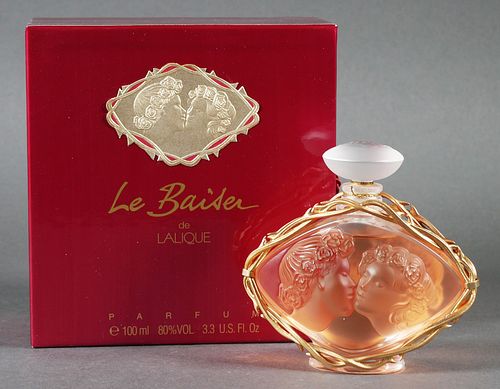 Lalique Le Baiser Perfume Bottle sold at auction on 12th February |  Bidsquare
