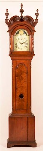 John Murphy Easton Chippendale Tall Case Clock