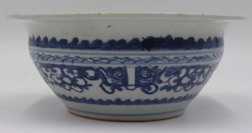 Antique Chinese Blue and White Bowl or Incense