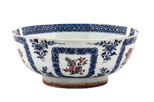 19th/20th C. Chinese Export Famille Rose Bowl