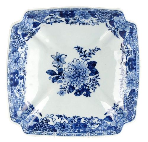 Chinese Blue & White Porcelain Bowl, L. 18th C.