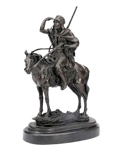 Orientalist Bronze Horse & Rider, Fernand Paillet