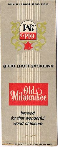 1962 Old Milwaukee Beer WI-OM-3, Milwaukee, Wisconsin