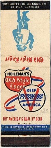 1943 Old Style Lager Beer WI-HEIL-13, La Crosse, Wisconsin