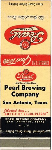 1953 Pearl Lager Beer (3 of 10) TX-PEARL-10.3, Texas Cattle Brands: Essex, San Antonio, Texas