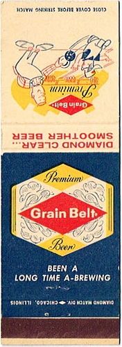 1962 Grain Belt Premium Beer bowling MN-MINN-8-BOWLING, Stanley and Albert Bowling, Minneapolis, Minnesota