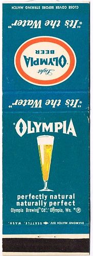 1958 Olympia Light Beer WA-OLY-3, Tumwater, Washington