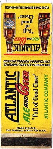 1938 Atlantic Ale & Beer GA-ATLANTIC-3, Atlanta, Georgia