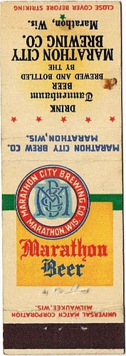 1940 Marathon/Tannenbaum Beer WI-MARA-4, version 1, Wisconsin