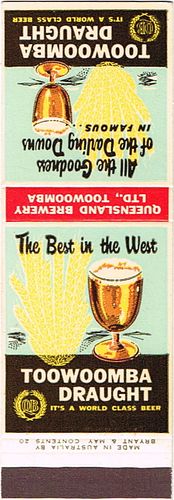 1959 Toowoomba Draught Beer, Toowoomba, Queensland, Australia