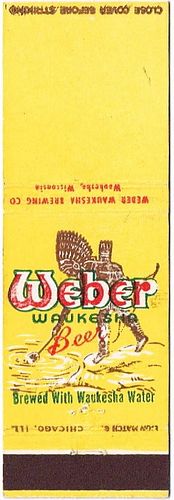 1940 Weber Waukesha Beer WI-WEBER-1, Waukesha, Wisconsin