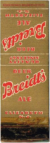 1935 Breidt's Beer/Ale NJ-BREIDT-1, Elizabeth, New Jersey