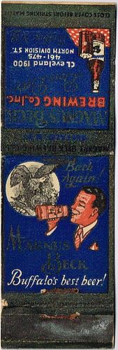 1937 Magnus Beck Best Beer NY-BECK-2, Buffalo, New York
