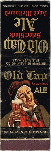 1939 Old Tap Select Stock Ale MA-ENT-3, Fall River, Massachusetts