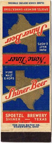 1935 Shiner Beer TX-SHINER-2, Shiner, Texas