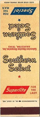 1953 Southern Select Beer TX-GH-3, Galveston, Texas