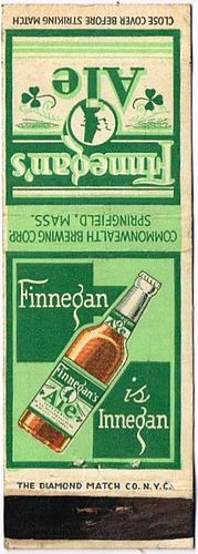 1935 Finnegan's Ale MA-COMMON-1, Springfield, Massachusetts