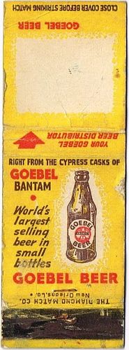 1949 Goebel Bantam Beer MI-GOEBEL-4, Detroit, Michigan