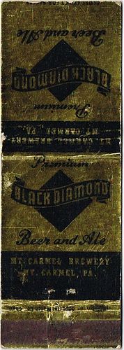 1939 Black Diamond Beer and Ale PA-MC-1, Mount Carmel, Pennsylvania