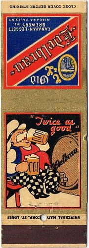 1934 Old Edelbrau Beer NY-CL-2, Niagara Falls, New York