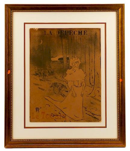 Toulouse-Lautrec "Le Tocsin (La Depeche)"
