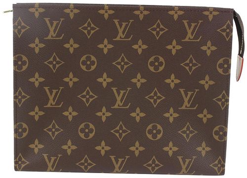 LOUIS VUITTON DISCONTINUED MONOGRAM TOILETRY POUCH 26 COSMETIC CASE