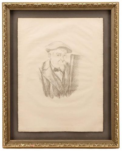 Paul Cezanne, "Self Portrait", 2nd Ed. Lithograph