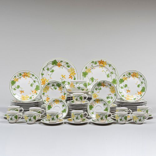 Villeroy and Boch Porcelain Part Service in the 'Geranium' Pattern