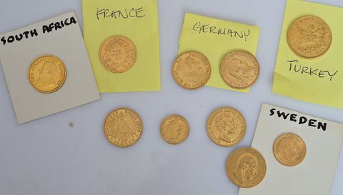 Foreign Gold Coins (10)