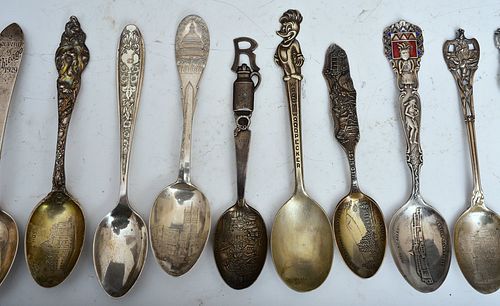 Collection of Souvenir Spoons