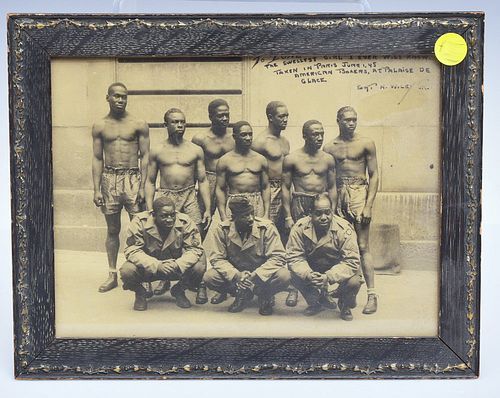 WWII Black Boxers Photograph