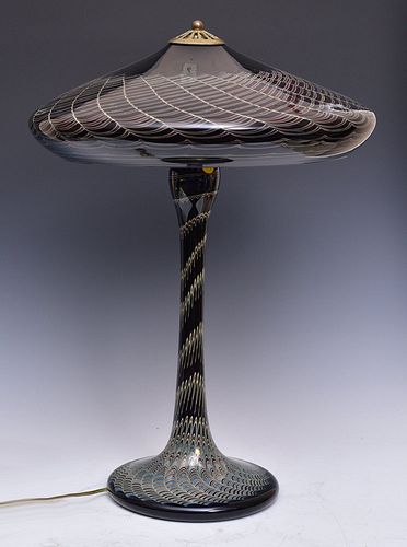 Joe Clearman Art Glass Table Lamp