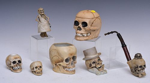 German Porcelain Skulls (7)